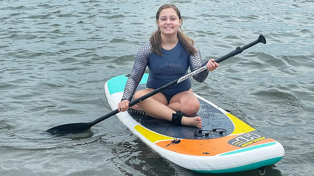 Hydro-Force Wavecrest Youth Stand-Up Paddleboard Set